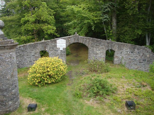 De begraafplaats van de MacNabs in Killin, bij 